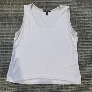 Eileen Fisher Women's Light Gray Tank Top